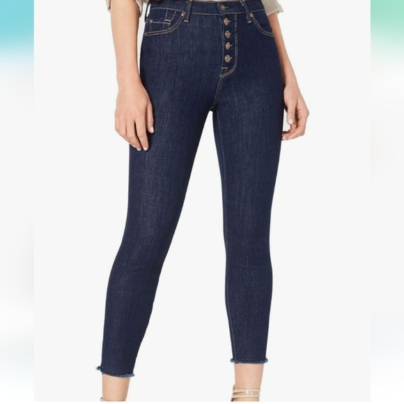 7 For All Mankind Aubrey Denim High Waisted Skinny jeans Size 26 - Picture 1 of 11